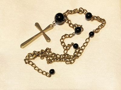 Christian cross necklace for faith when decision making