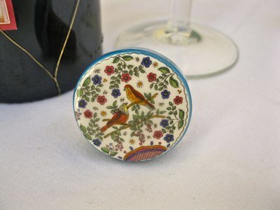 Spanish ceramic wine stoppers ~ birds series
