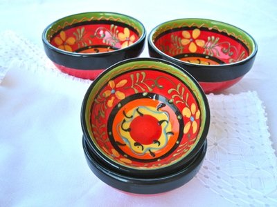 Spanish ceramic bowl ~ gypsy black