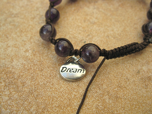 Shamballa bracelet ~ Dreams, amethyst