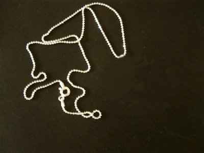 Diamond cut ball chain - 925 sterling silver