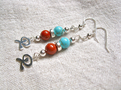 Indalo earrings ~ a jewellery gift for luck, protection + health