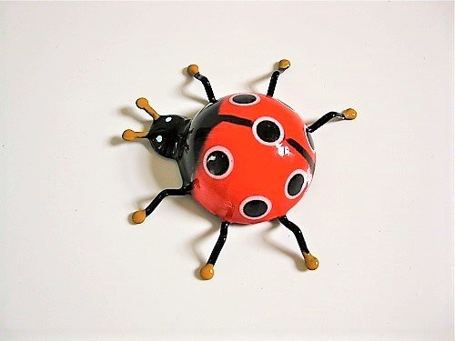 Lucky Ladybird fridge magnet ~ Mari