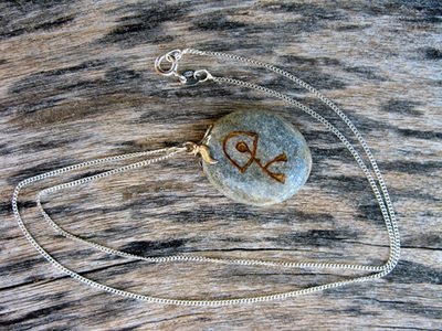 Charm necklace - pebble, Indalo DREAMS