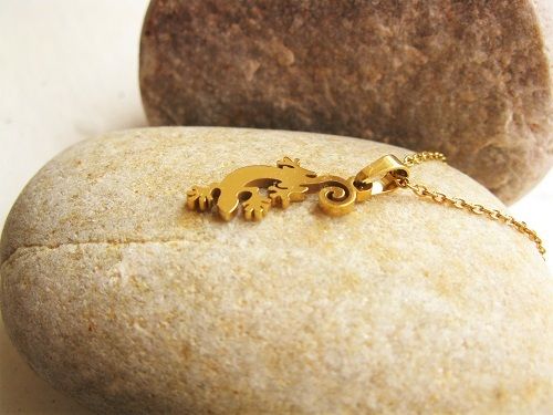 Lucky Gecko necklace