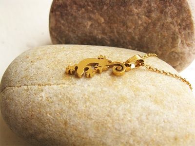 Lucky Gecko necklace