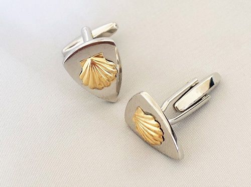 Travellers shield cufflinks