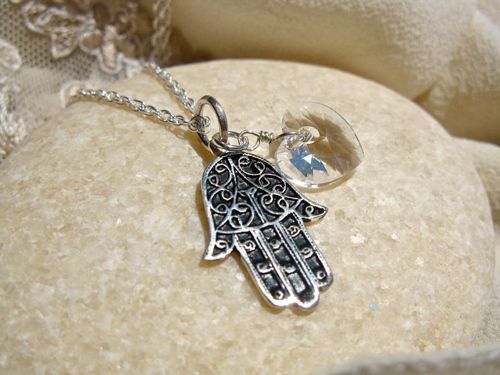 Hamsa Hand of Fatima necklace