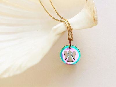 Calming gift for better mental health - Guardian Angel necklace