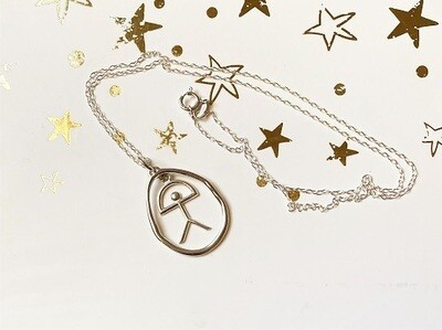 Indalo Man necklace for protection and prosperity