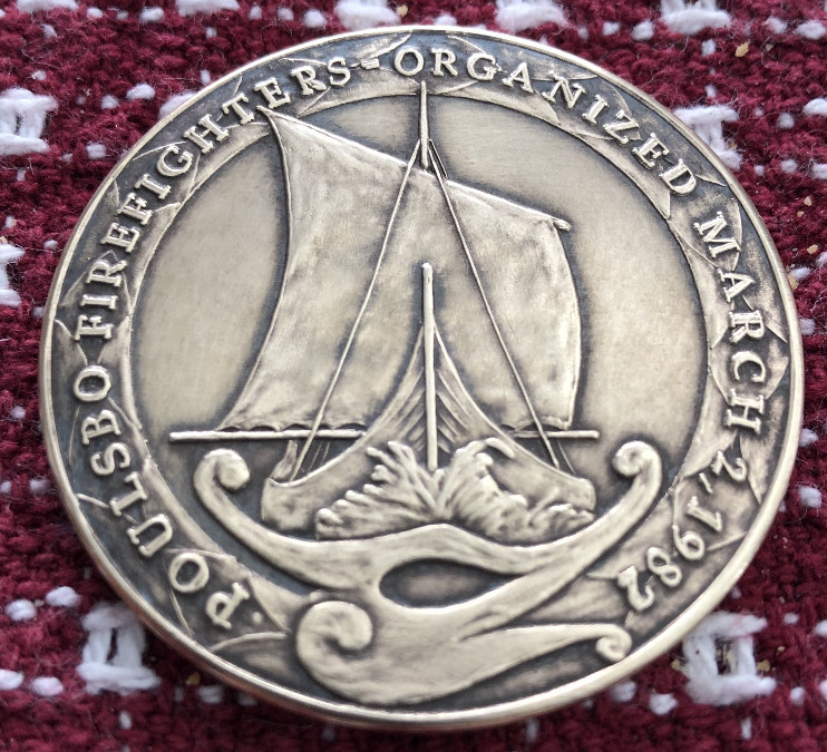 2819 Poulsbo Challenge Coin - Brass (Antiqued)