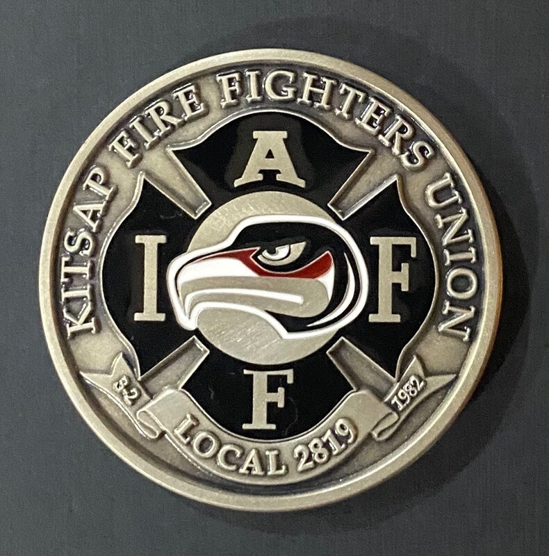 IAFF 2819 Nickel-Silver Challenge Coin