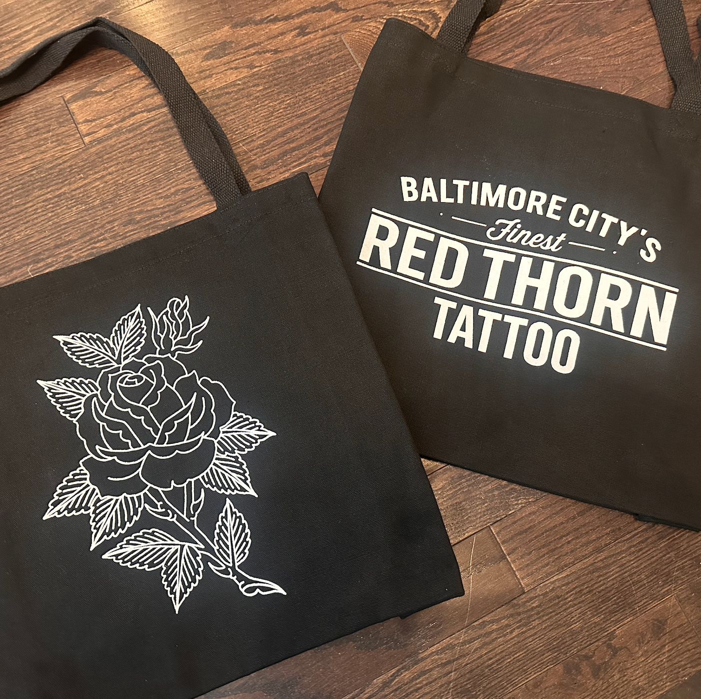 Red Thorn Tote Bag