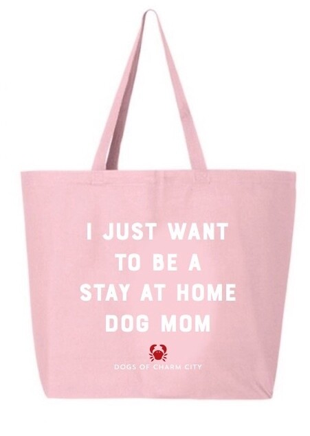 dog mom tote bag