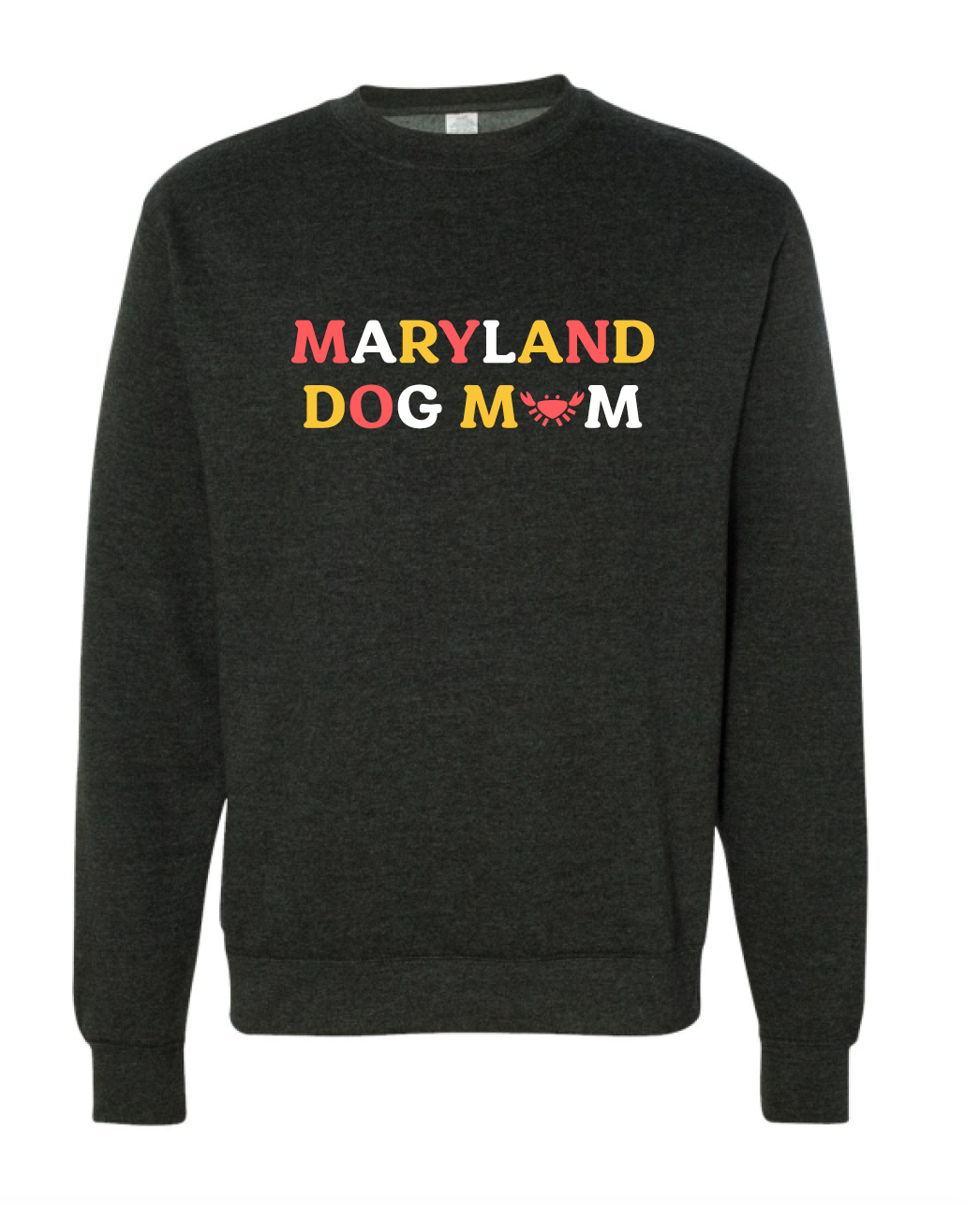 Maryland Dog Mom Crewneck Sweatshirt