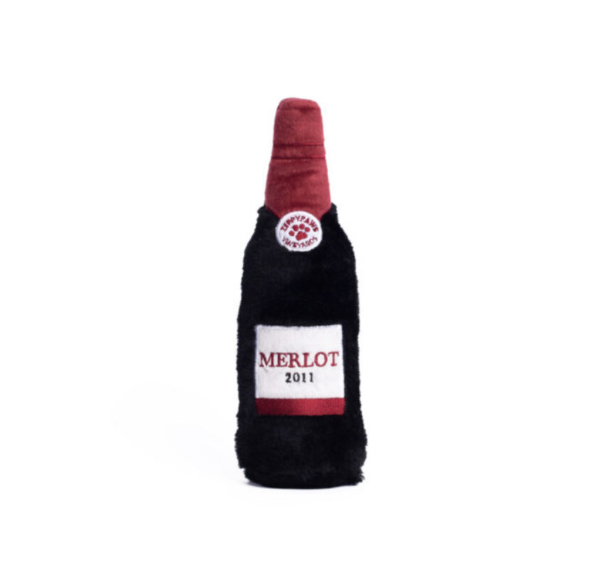 Merlot Wine Dog Toy