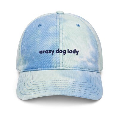 Crazy Dog Lady Tie dye hat