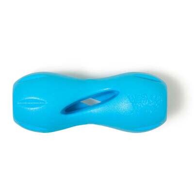 Qwizl® Tough Treat Dispensing Dog Toy, Aqua Blue, Small