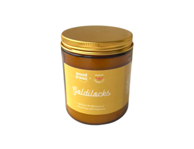 Goldilocks Golden Retriever Candle