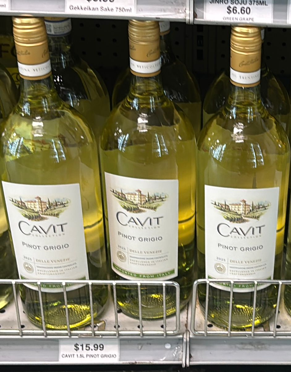 CAVIT 1.5L PINOT GRIGIO&amp;&amp;&amp; - 1.5 LT