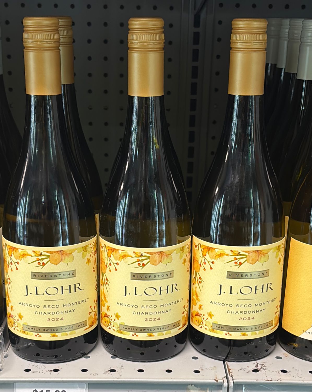 J LOHR 750ML CHARDONNAY (RIVERSTONE)&amp;&amp;&amp; -