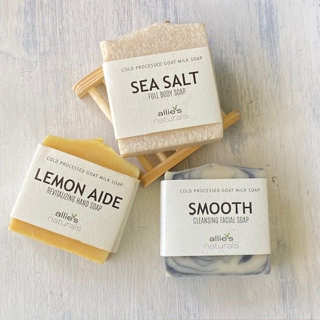 3 SOAP STACK - Smooth, Lemon Aide & Sea Salt