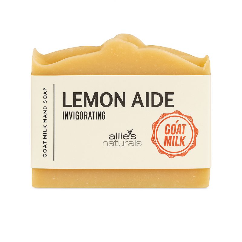 Lemon Aide Goat Milk Soap – Exfoliating
