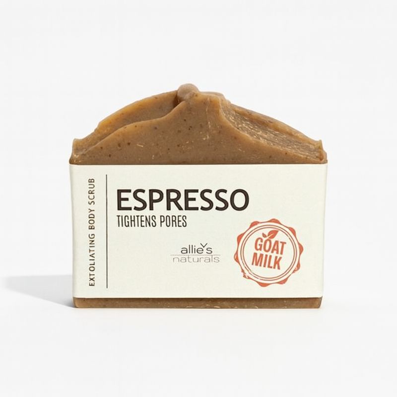Espresso Goat Milk Soap – Energizing