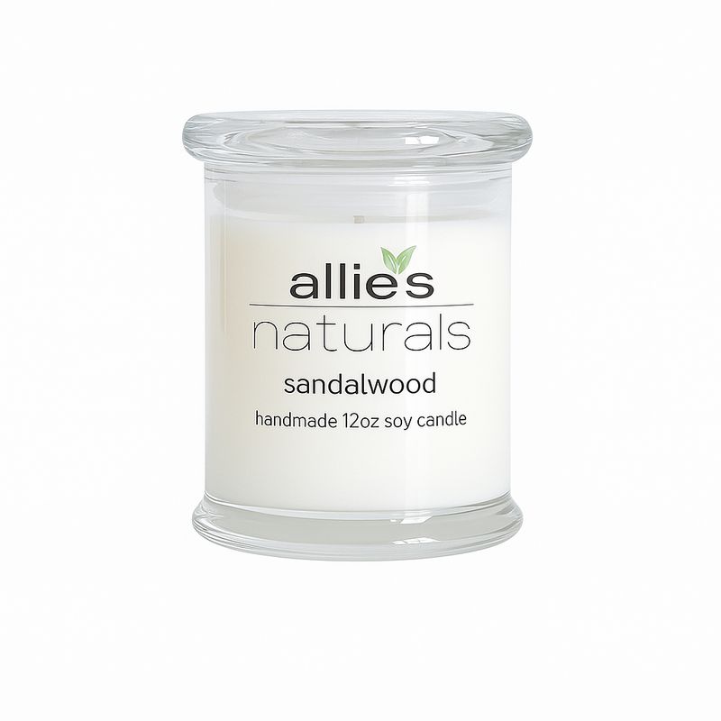 Sandalwood 12oz Soy Candle