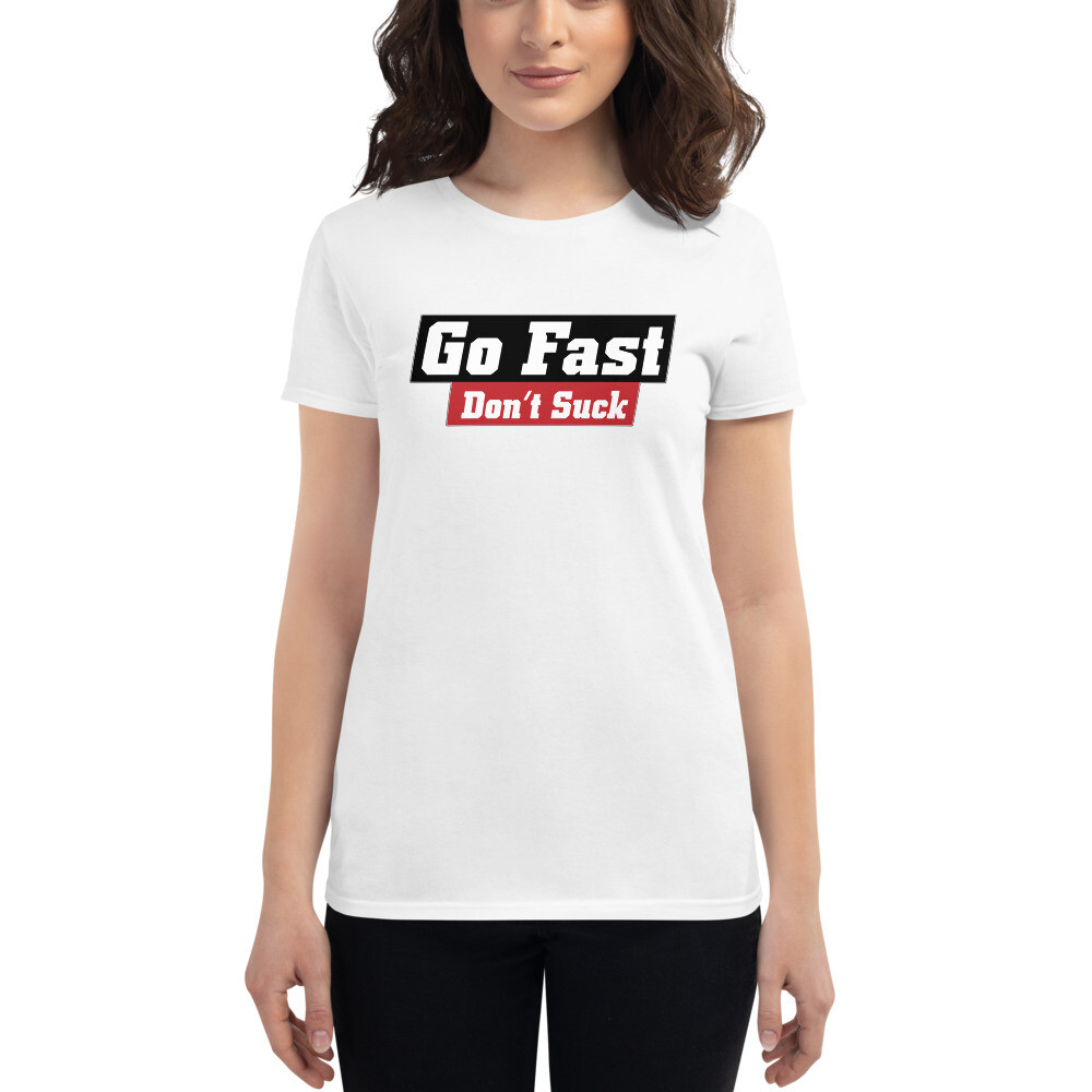 Women's short sleeve t-shirt, Color: White, Size: S