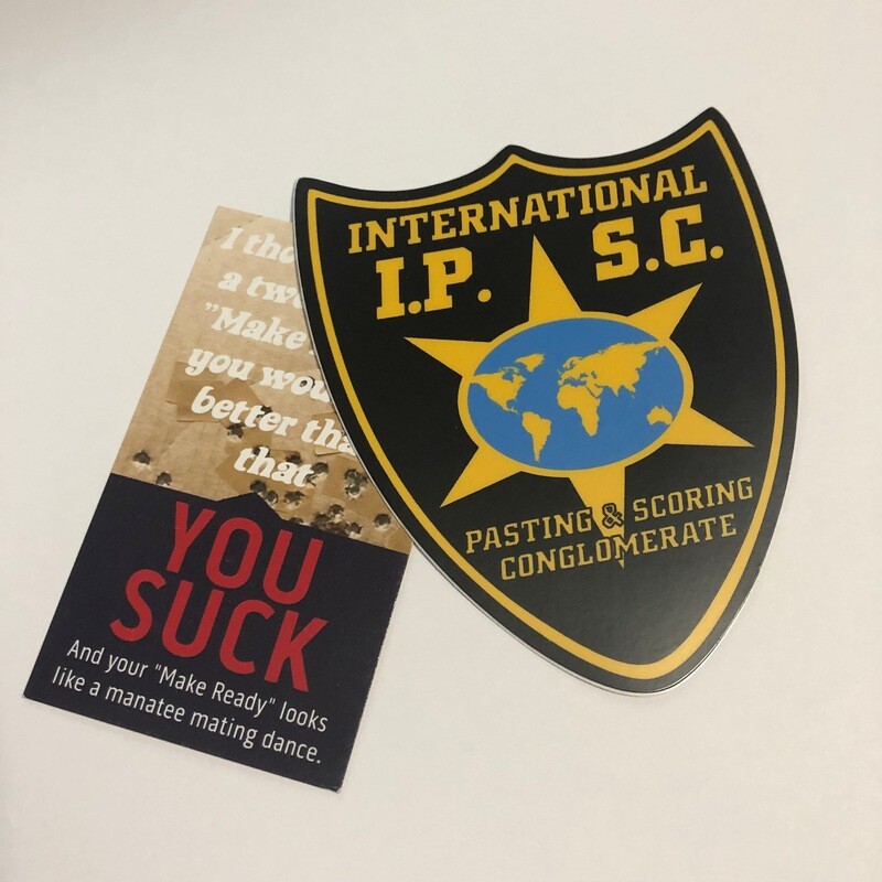 International Pasting and Scoring Plus GFDS Sticker (pair)