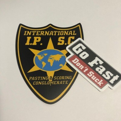 International Pasting and Scoring Plus GFDS Sticker (pair)