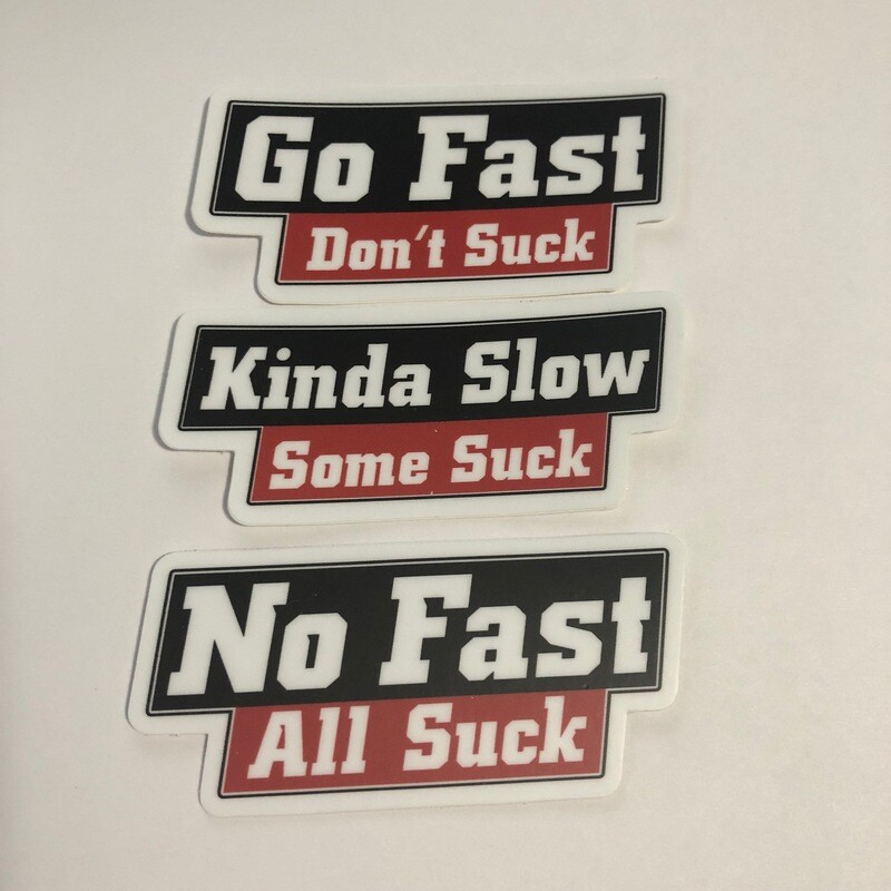 Three Tiers of Suck (set of 3)