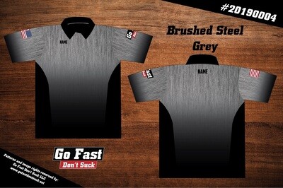 Brushed Steel - Polo Jersey