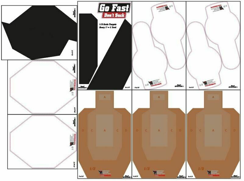 Match Mode Dry Fire Travel Set - USPSA/IPSC