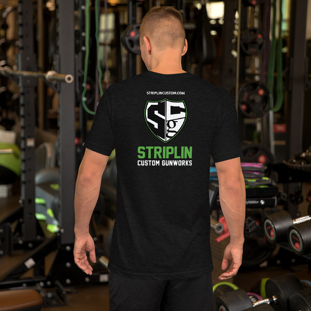 Striplin Gunworks Short-Sleeve T-Shirt, Color: Black Heather, Size: XS