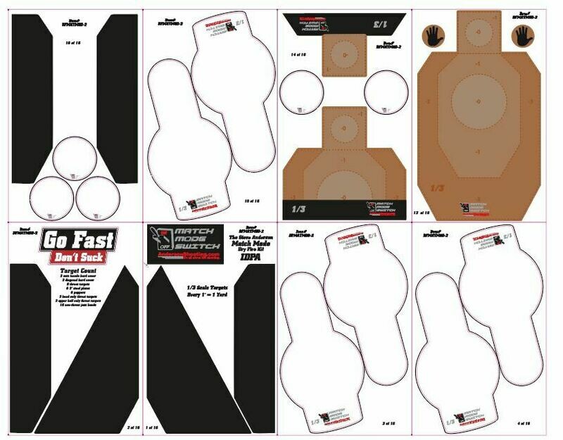 Match Mode Dry Fire Travel Set - IDPA