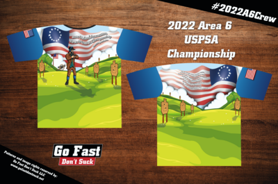 2022 Federal Ammunition Area 6 USPSA Championship: Presented by Glock, Inc. - Crew Neck Jersey.