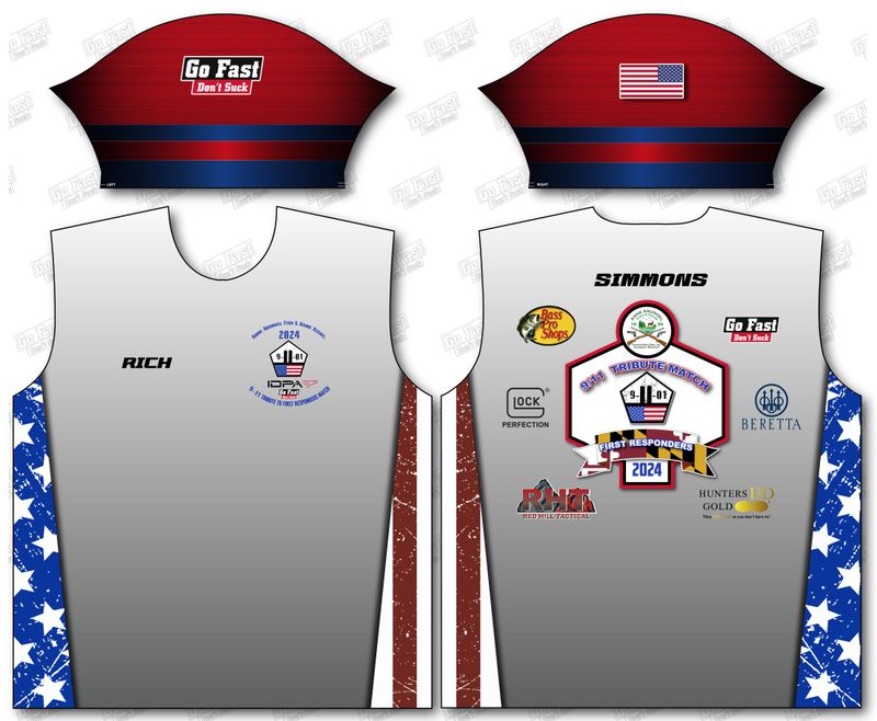 2024 9-11 Tribute to First Responders Match - Crew Neck Jersey.