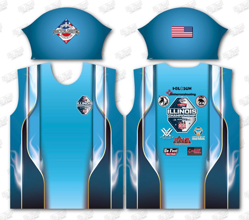 2024 Illinois Sectional USPSA championship - Crew Neck Jersey.