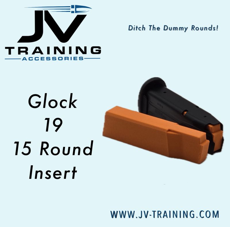 Glock 19 15 round Dry Weight Magazine Insert