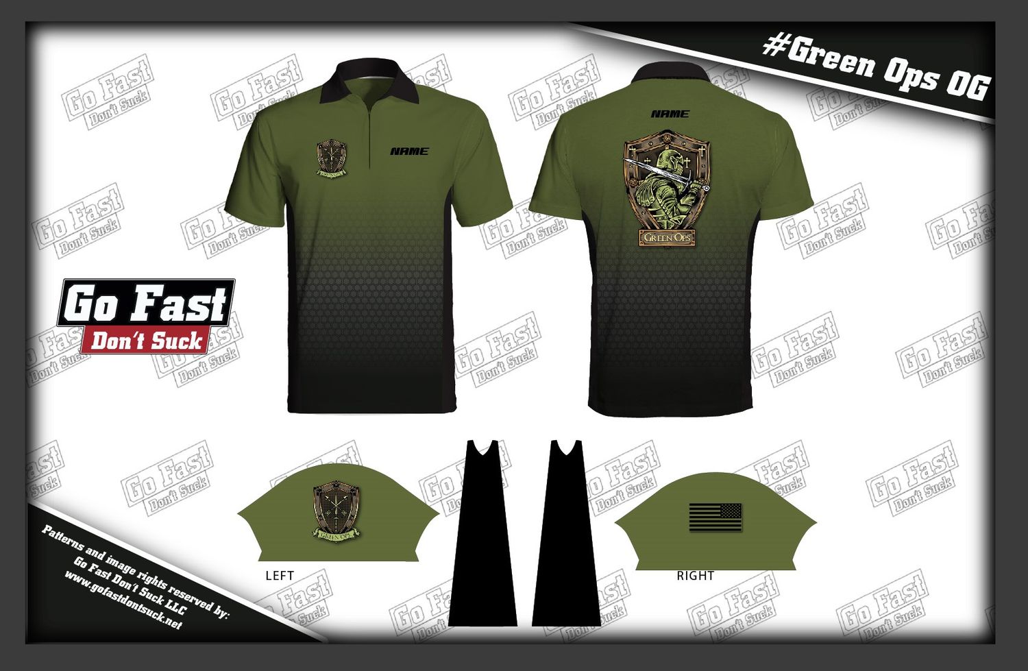 Green Ops Jerseys/Sun hoodies