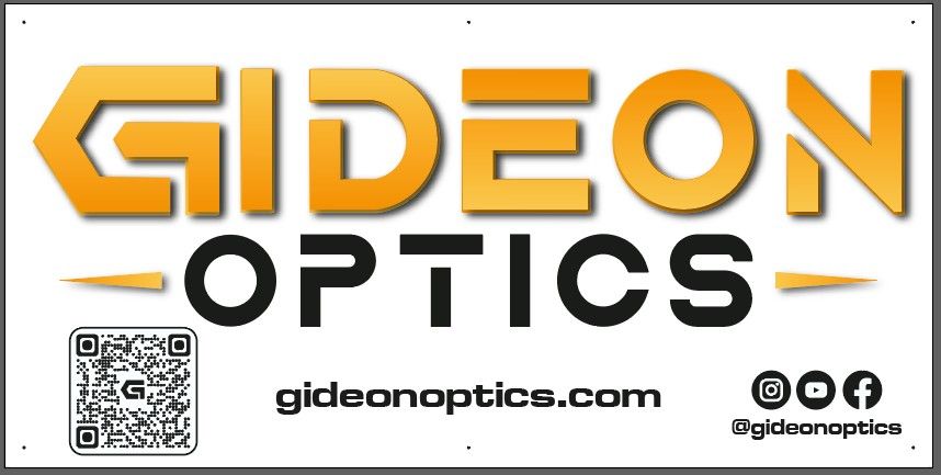 4 x 2 Foot Banner (Pair) with grommets - Gideon Optics