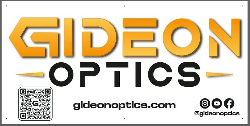 4 x 2 Foot Banner (Pair) with grommets - Gideon Optics