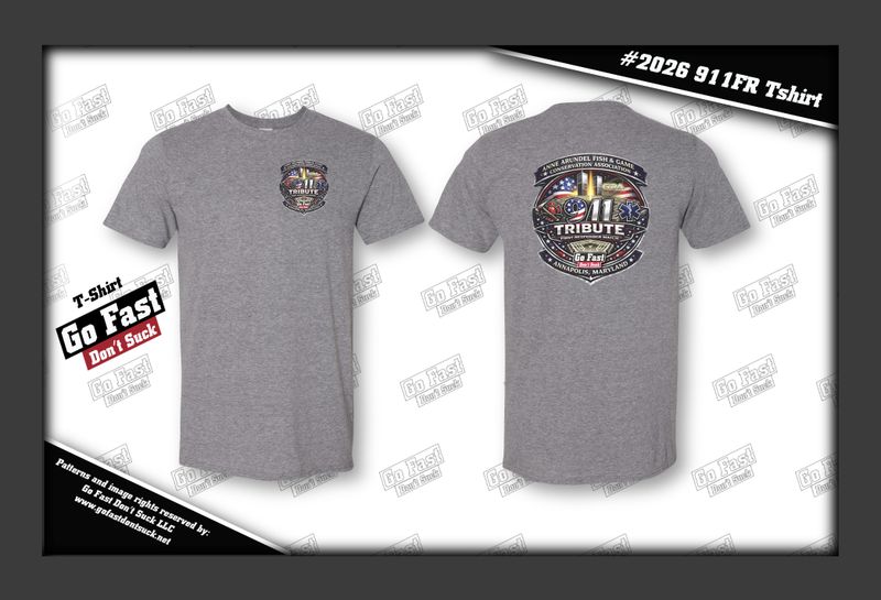 2026 9-11 Tribute to First Responders Match DTG Tshirt