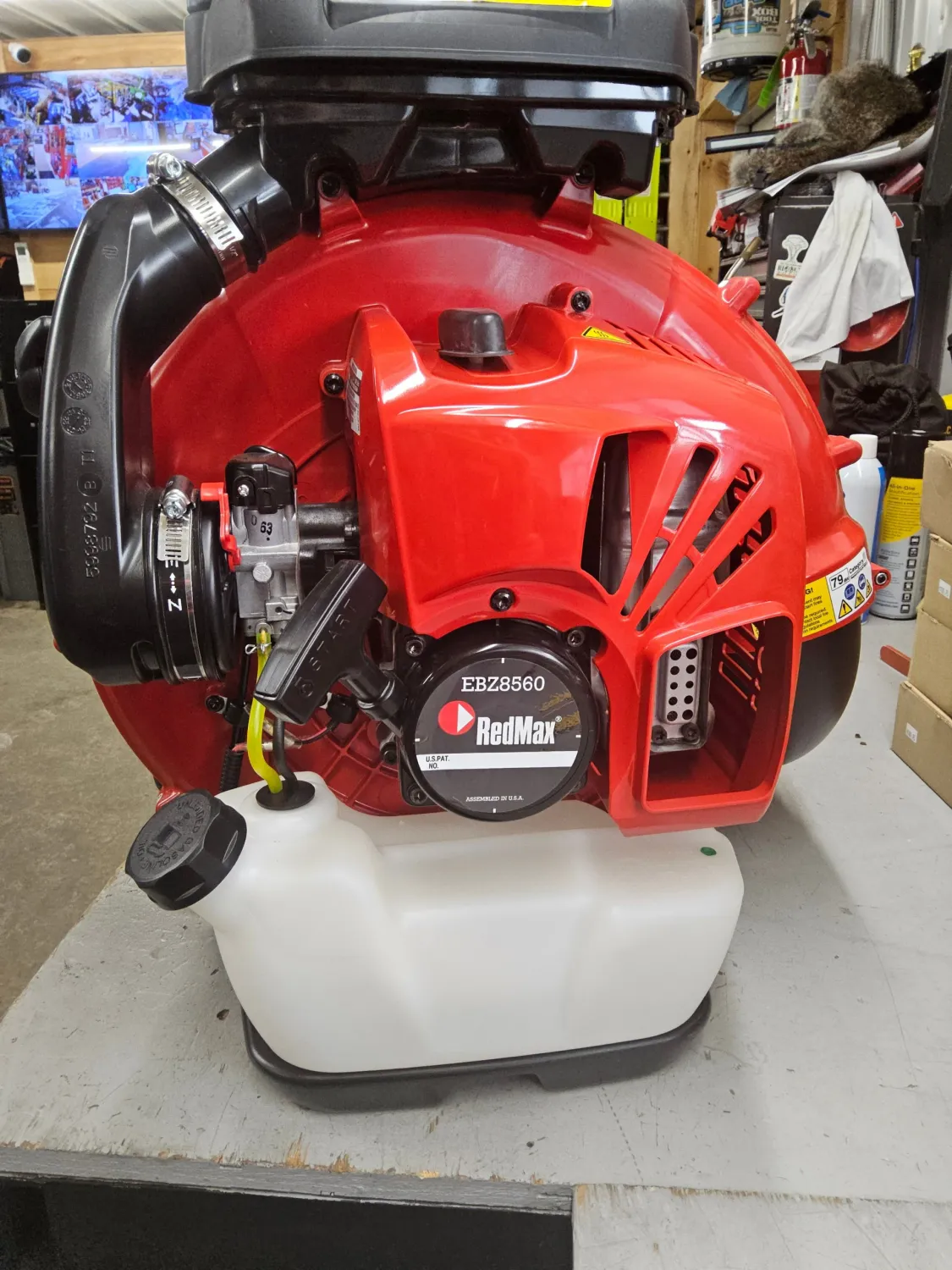 Redmax EBZ8560 backpack blower