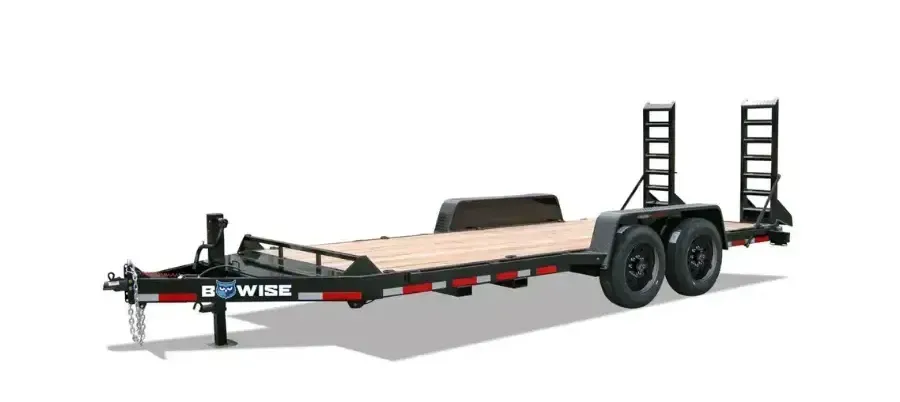 BWISE EH18-14' Equipment Trailer – Galvanized