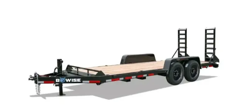 BWISE EH18-14' Equipment Trailer – Galvanized