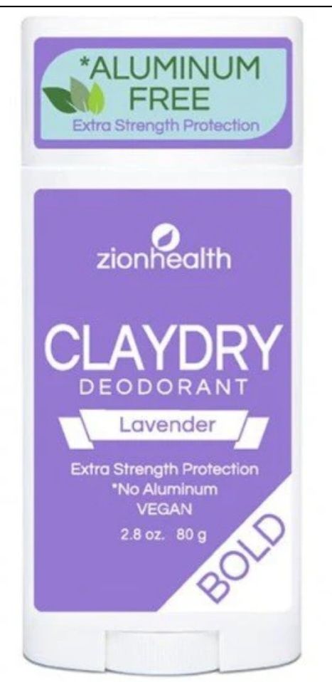 Clay Dry Deodorant- Lavender 2.8oz
