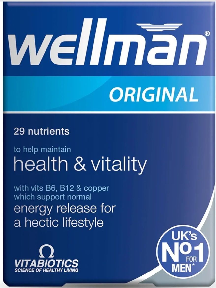 Vitabiotics Wellman 30caps